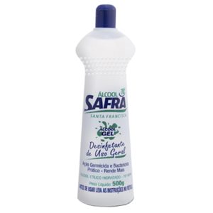 Álcool em Gel 70 de 500ml – Safra