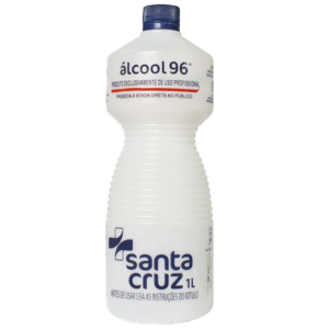 Álcool Etílico 92,8 de 1 Litro Santa Cruz