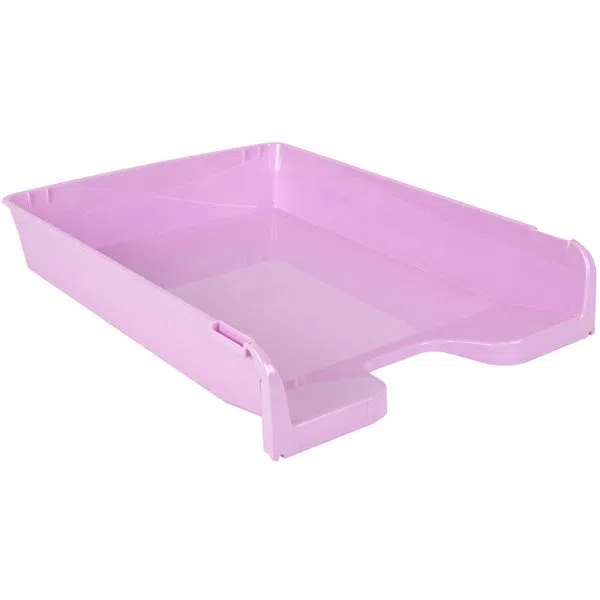 Bandeja de Correspondência Articulável 1 Lance Azul / Rosa – Dello