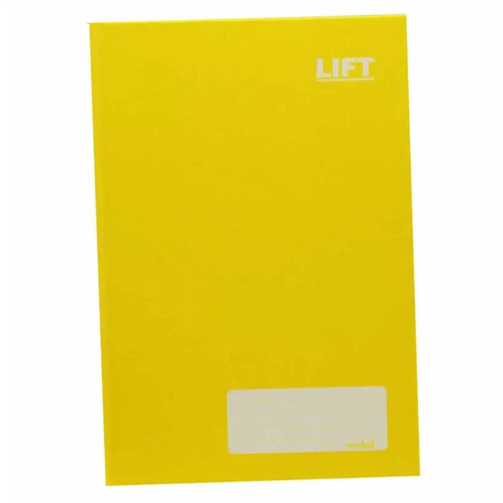 Caderno Capa Dura 1/4 96 Folhas Amarelo – Credeal