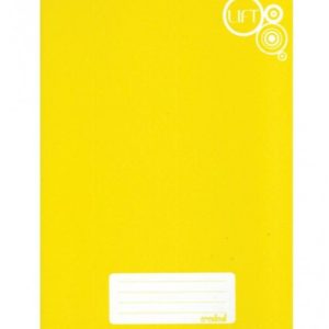 Caderno Capa Dura 1/4 96 Folhas Amarelo – Credeal