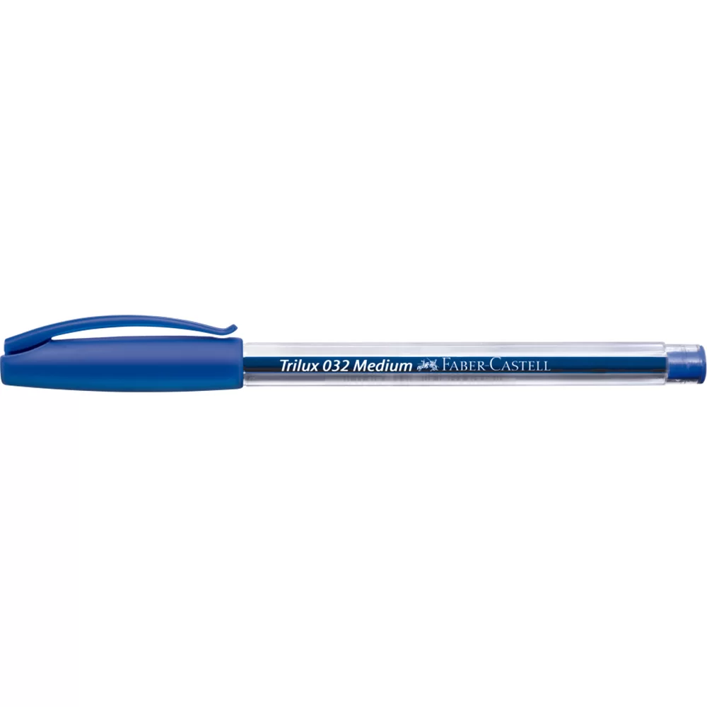 Caneta Esferográfica Azul 032 Trilux – Faber-Castell