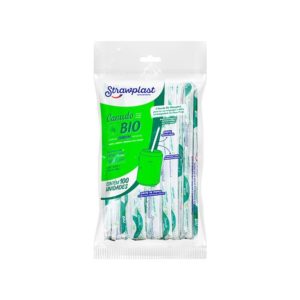 Canudo Descartável Biodegradável Pacote 100 Unidades – Strawplast