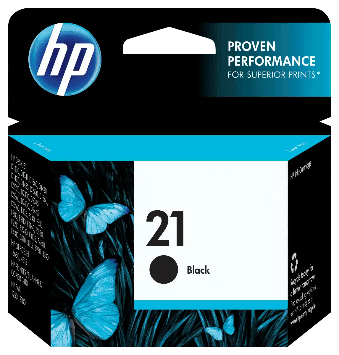 Cartucho Original HP 21 Preto C9351AB 7ml – HP