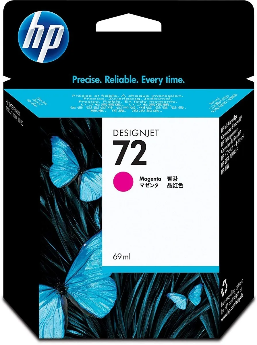 Cartucho Original HP 72 Amarelo C9400A / Magenta C9399A – HP