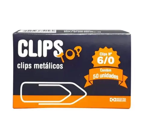 Clips Galvanizado 6/0 Caixa 25 Unidades – Clips Top