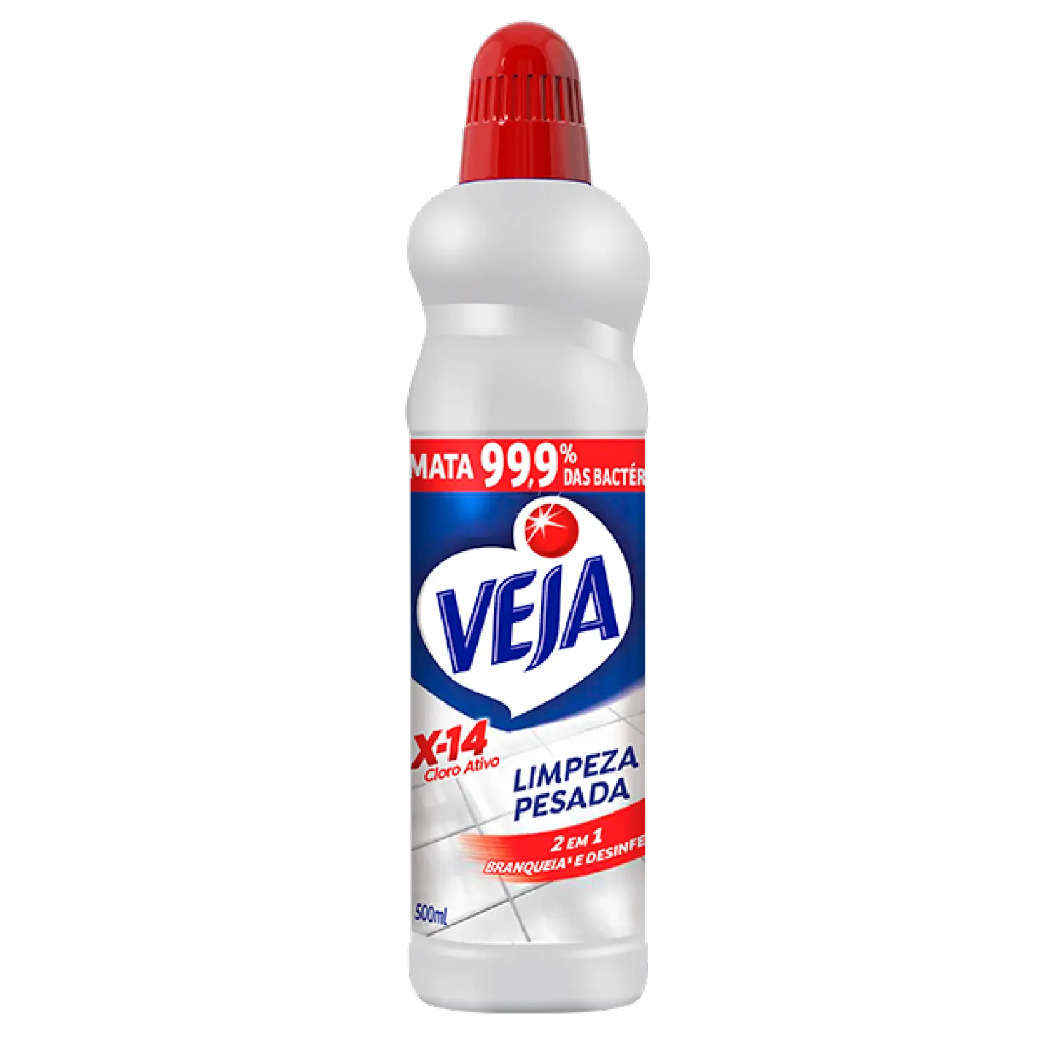 Desinfetante 500ml Limpeza Pesada Cloro Ativo – Veja