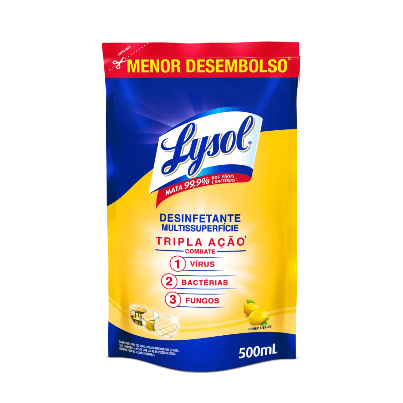 Desinfetante 500ml Poder Cítrico – Lysol