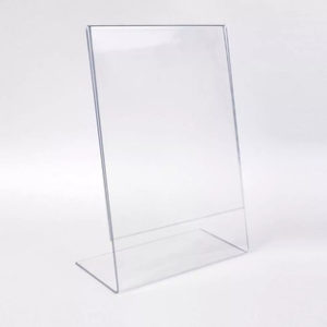 Display em Acrílico para Parede e Mesa A4 23x29x0,4 Cristal – Dello