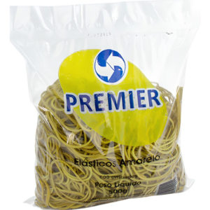 Elástico para Dinheiro Amarelo Pacote 500g – Premier