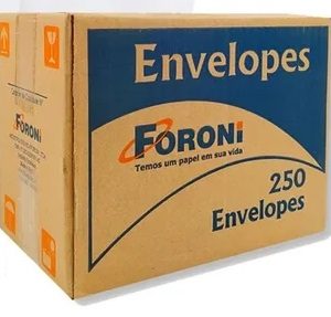 Envelope 26×36 Branco 250 Unidades – Foroni