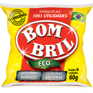 Esponja de Aço 60g 8 Unidades Bombril