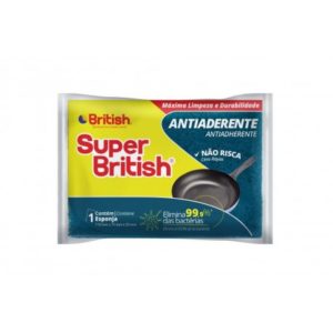 Esponja Dupla Face Super British – British