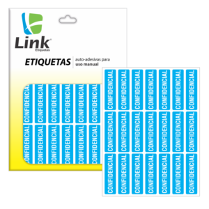Etiqueta Confidencial 12,7×44,45 63 Etiquetas – Link Etiquetas