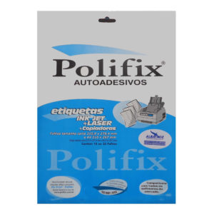 Etiqueta Auto Adesiva Laser 138,11×212,73 25 / 100 Folhas – Polifix