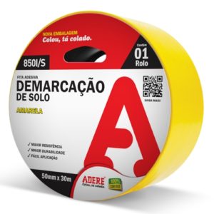 Fita de Demarcação de Solo 50×30 Metros Amarela 850l’S – Adere