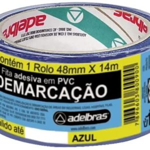 Fita de Demarcação de Solo Azul 48×14 Metros – Adelbras