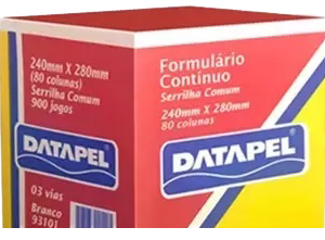 Formulário Contínuo 80 Colunas 3 Vias Branco 900 Jogos – Datapel