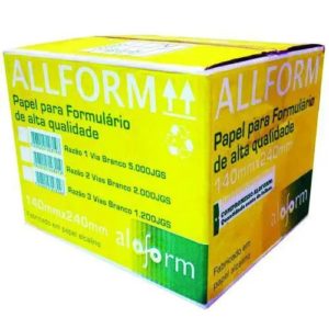 Formulário Contínuo 80 Colunas Vias Razão 1200 Jogos – Allform