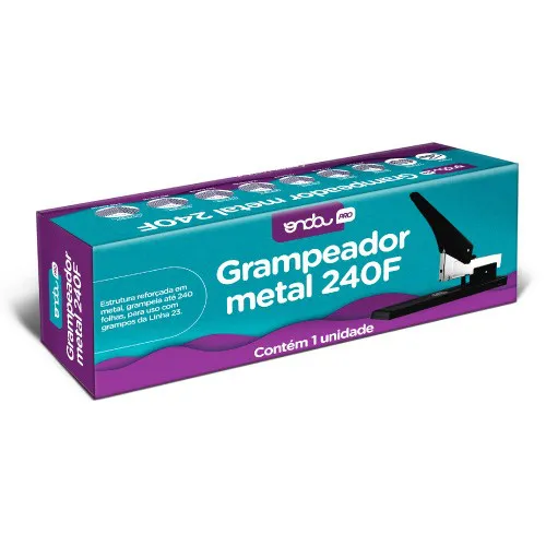 Grampeador Metal Profissional 240F – Onda