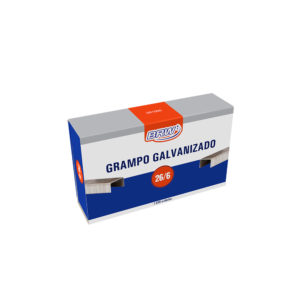 Grampo Galvanizado 26/16 1000 Unidades – BRW