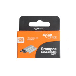 Grampo Galvanizado 26/6 1000 – Jocar Office