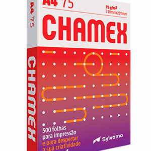 Papel A4 Branco 75g Resma 500 Folhas – Chamex