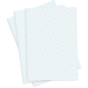 Papel Almaço Quadriculado