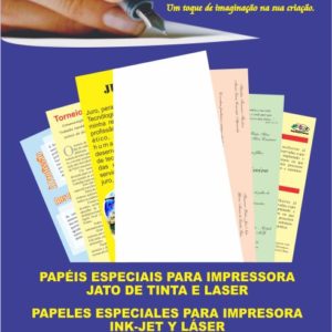 Papel Vergê 180g Palha 50 Folhas – Off Paper