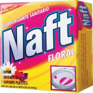 Pedra Sanitária 25g Floral Caixa com 1 Unidade – Naft Plus