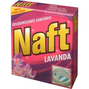 Pedra Sanitária 25g Lavanda Caixa com 1 Unidade – Naft Plus