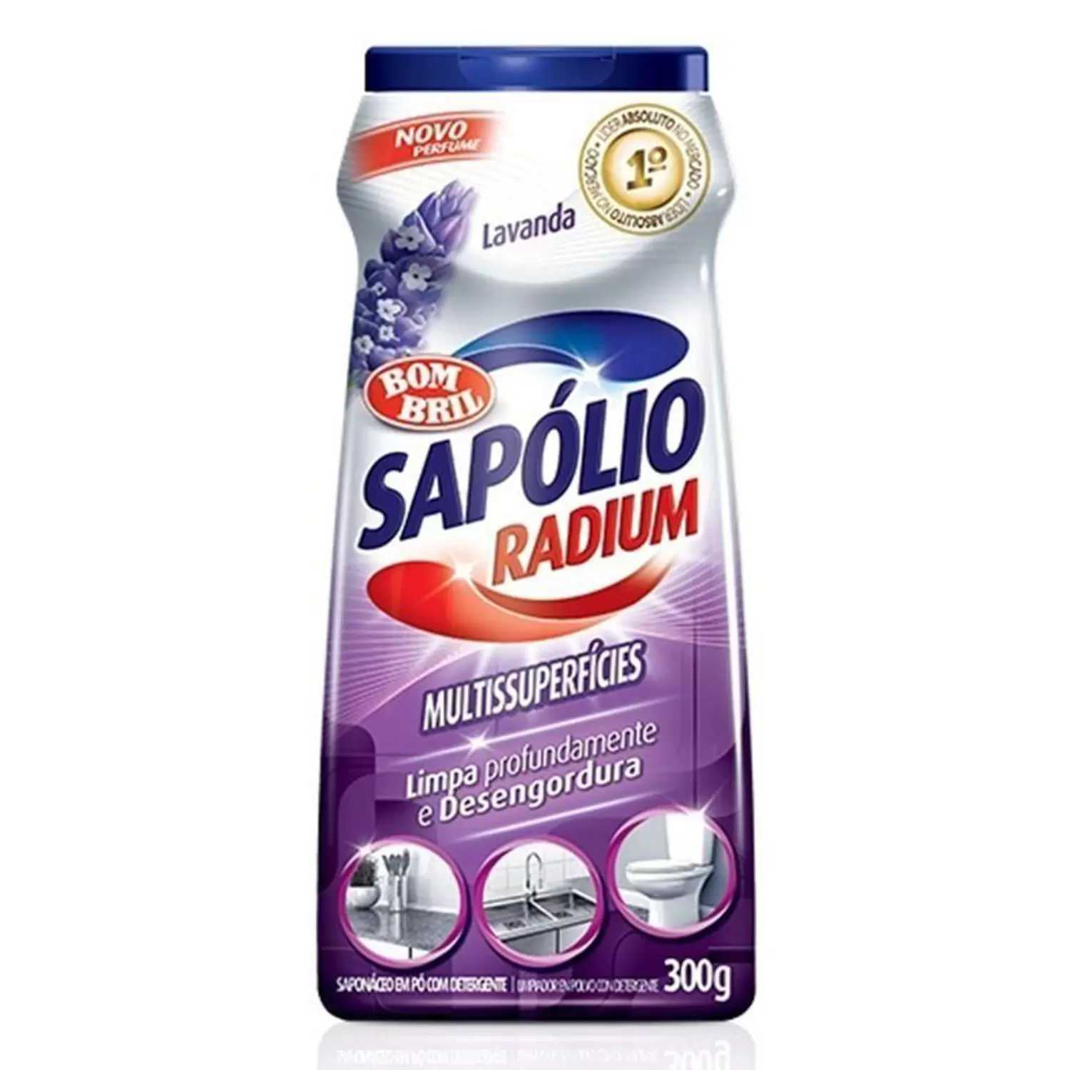 Sapólio Radium em Pó 300g Lavanda – Bombril