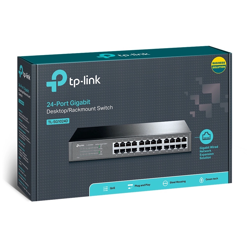 Switch 24 Portas 100/1000 MBPS MOD-TL-SG1024D – Tplink