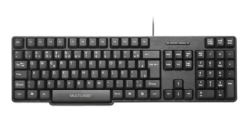 Teclado Padrão PS/2 Preto ABNT 2 – Multilaser