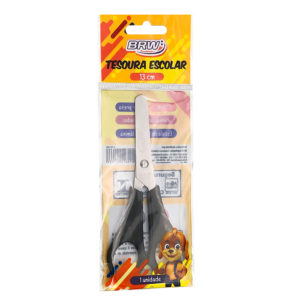 Tesoura Escolar Galvanizada 13cm – BRW