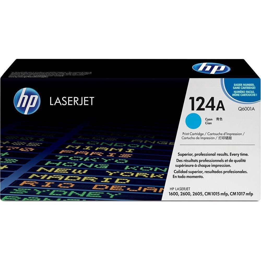 Toner Original 124A Ciano Q6001AB 1600/2600/2605 – HP