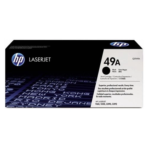 Toner Original 49A Preto Q5949A 1160/1320/3390/3392 – HP