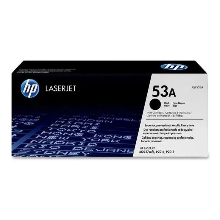 Toner Original 53A Preto Q7553A M2727/P2014/P2015 – HP