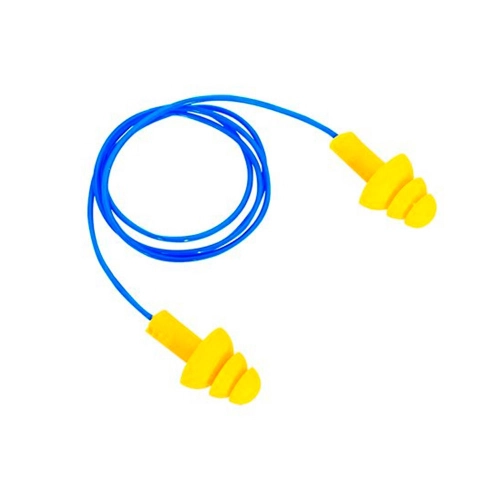 Protetor Auricular Copolímero Cordão Algodão 15dB – Plastcor